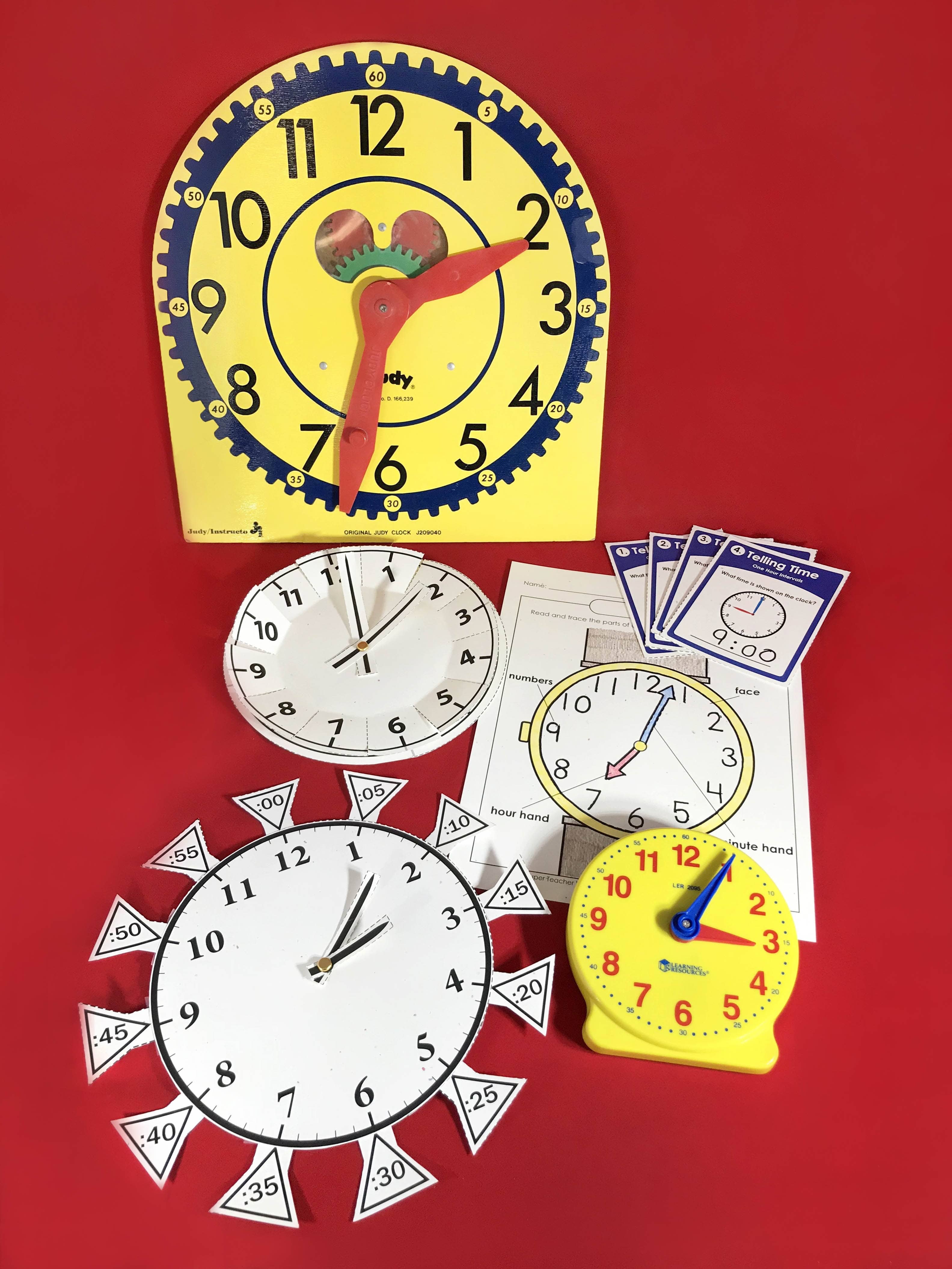 Telling Time Worksheets Clocks
