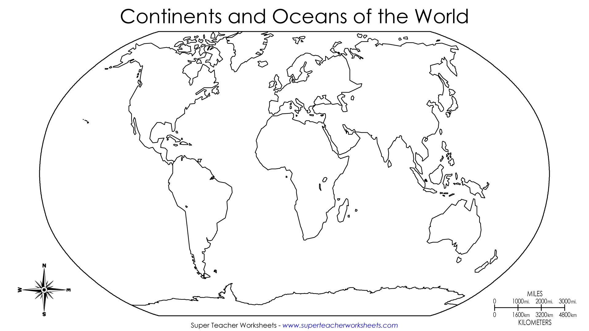 quiz teacher seven basic super continents geography and  map worksheets oceans. world the four This shows