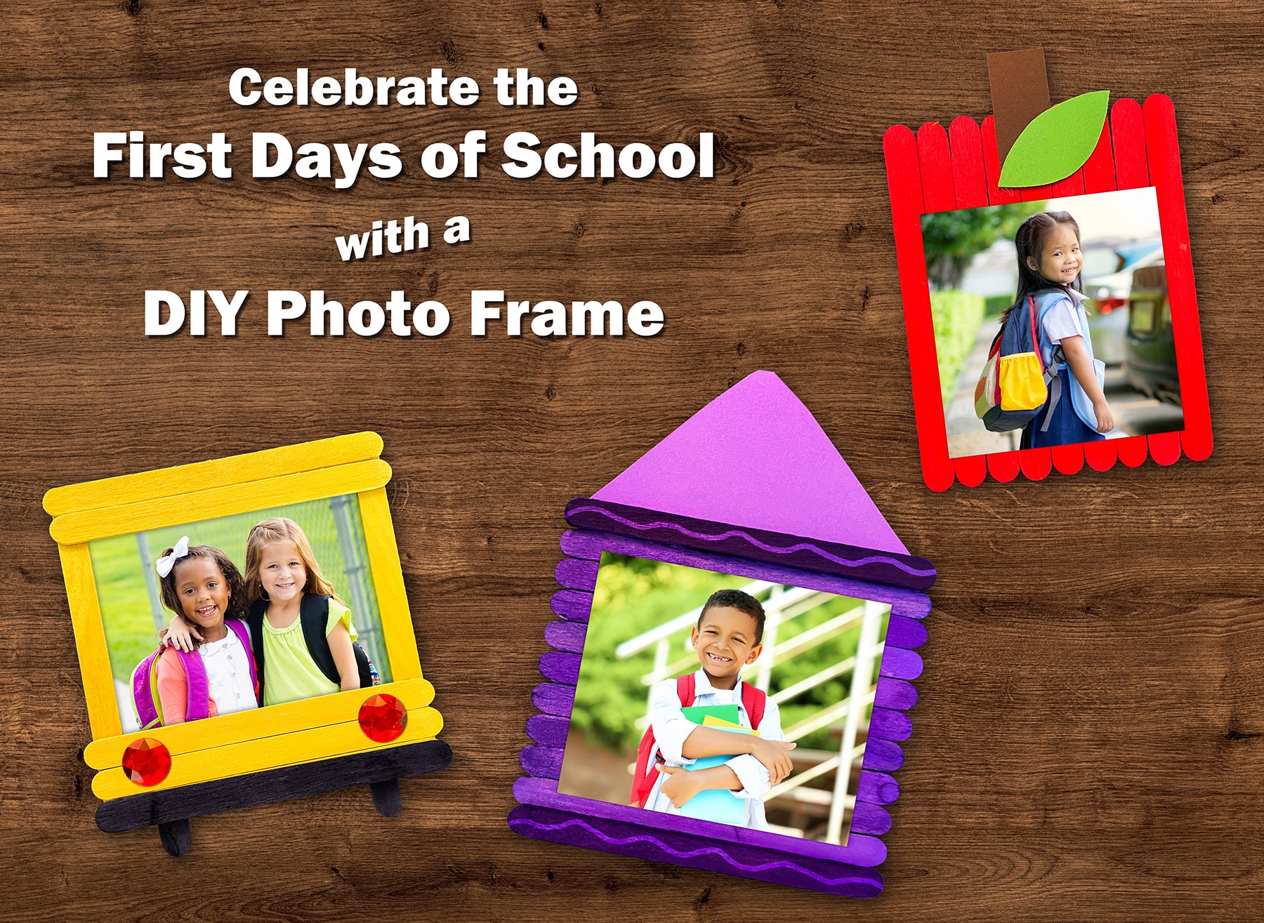 3 Ways to Make a Back-to-School Photo Frame 
