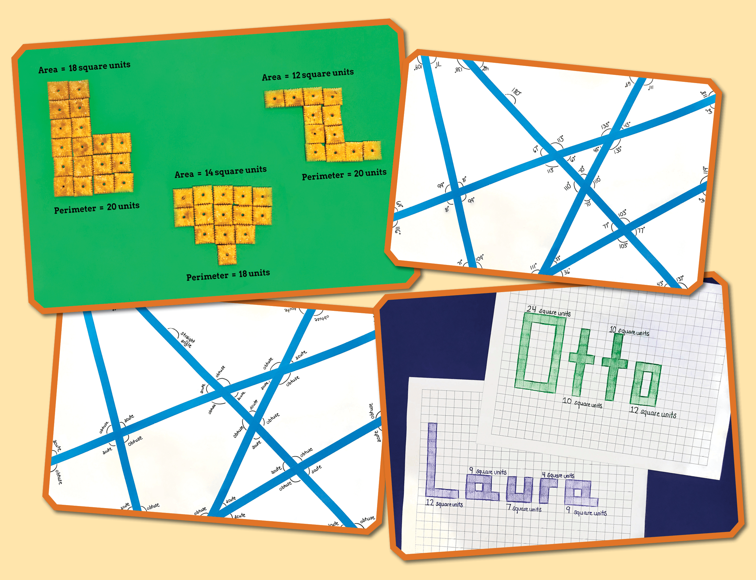 Perimeter, Angles, and Area Activities