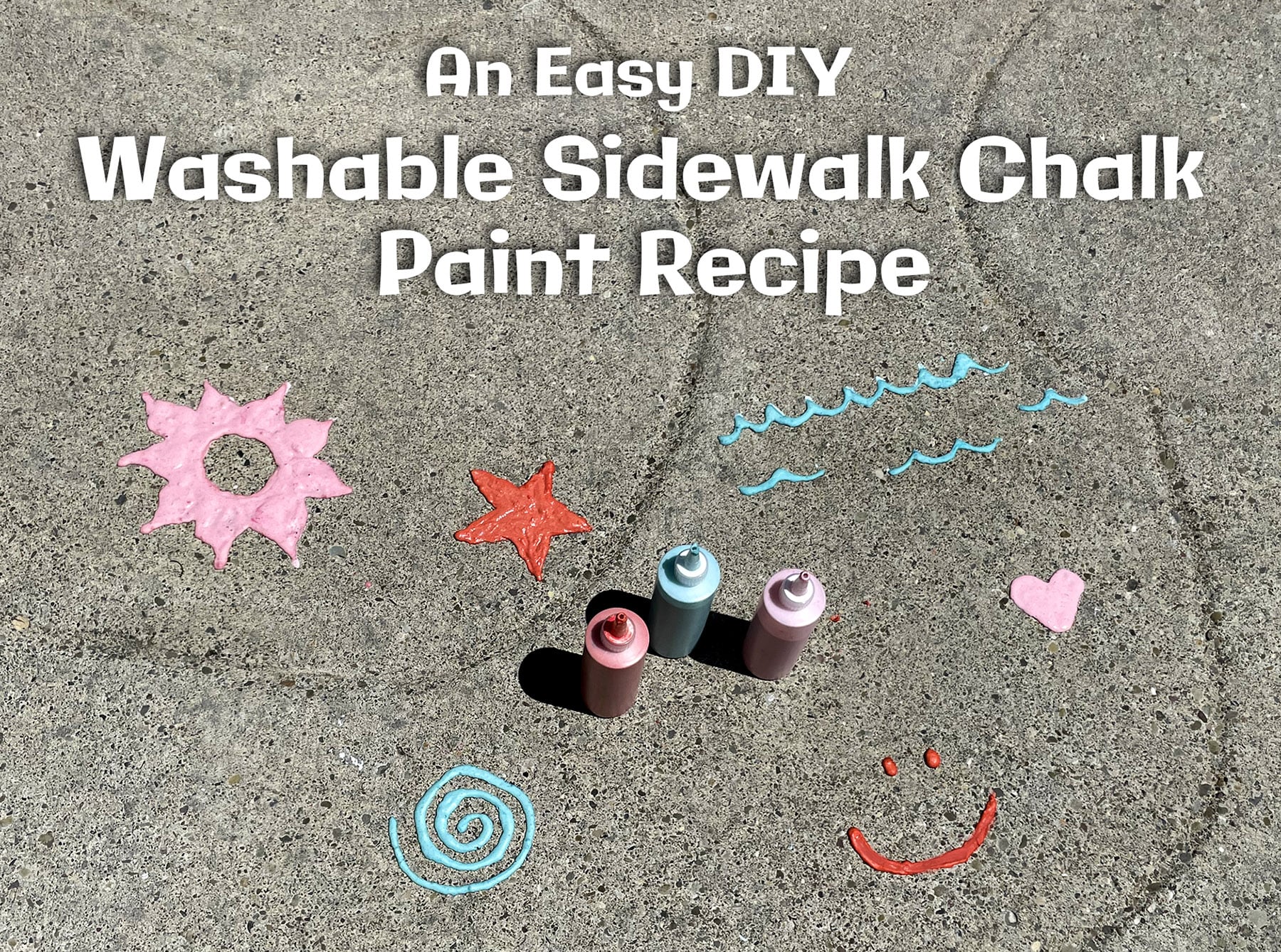 DIY Washable Chalk Spray Paint