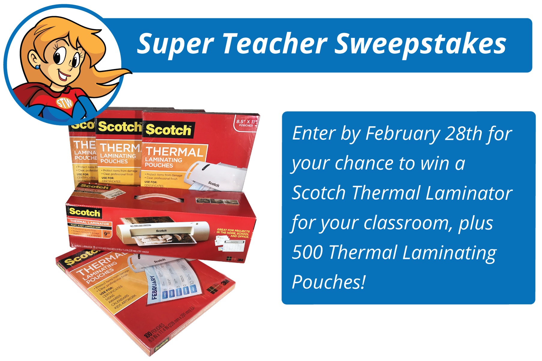 Super Teacher Worksheets Monthly Contest