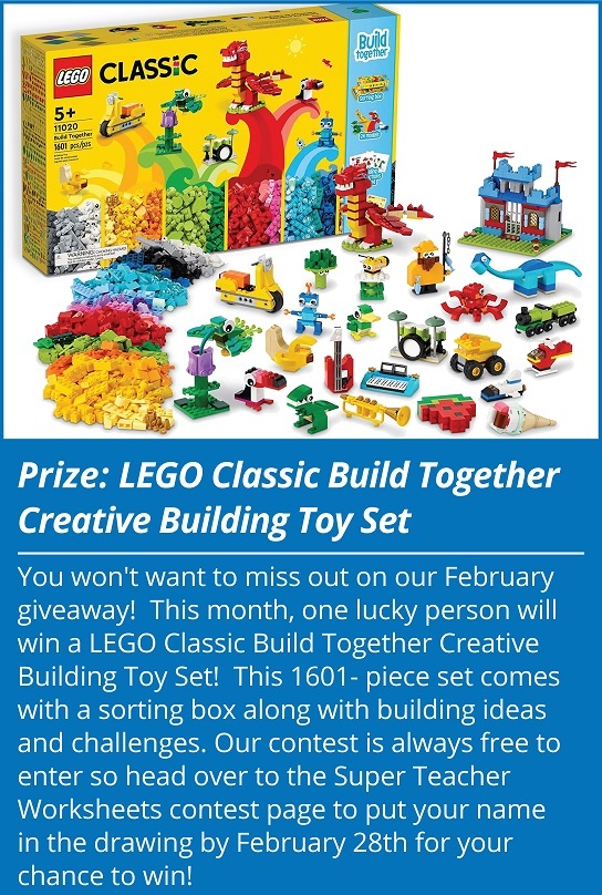 Super Teacher Worksheets Contest