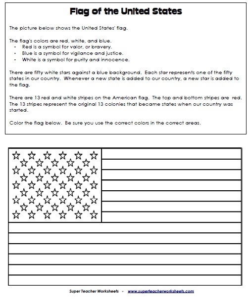 Flag Worksheet