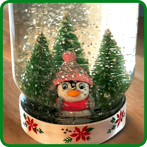 Make a Christmas Snow Globe! 