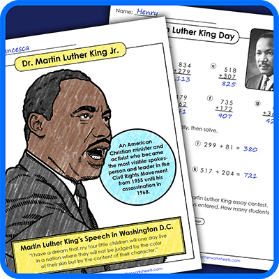 Martin Luther King Jr Activities