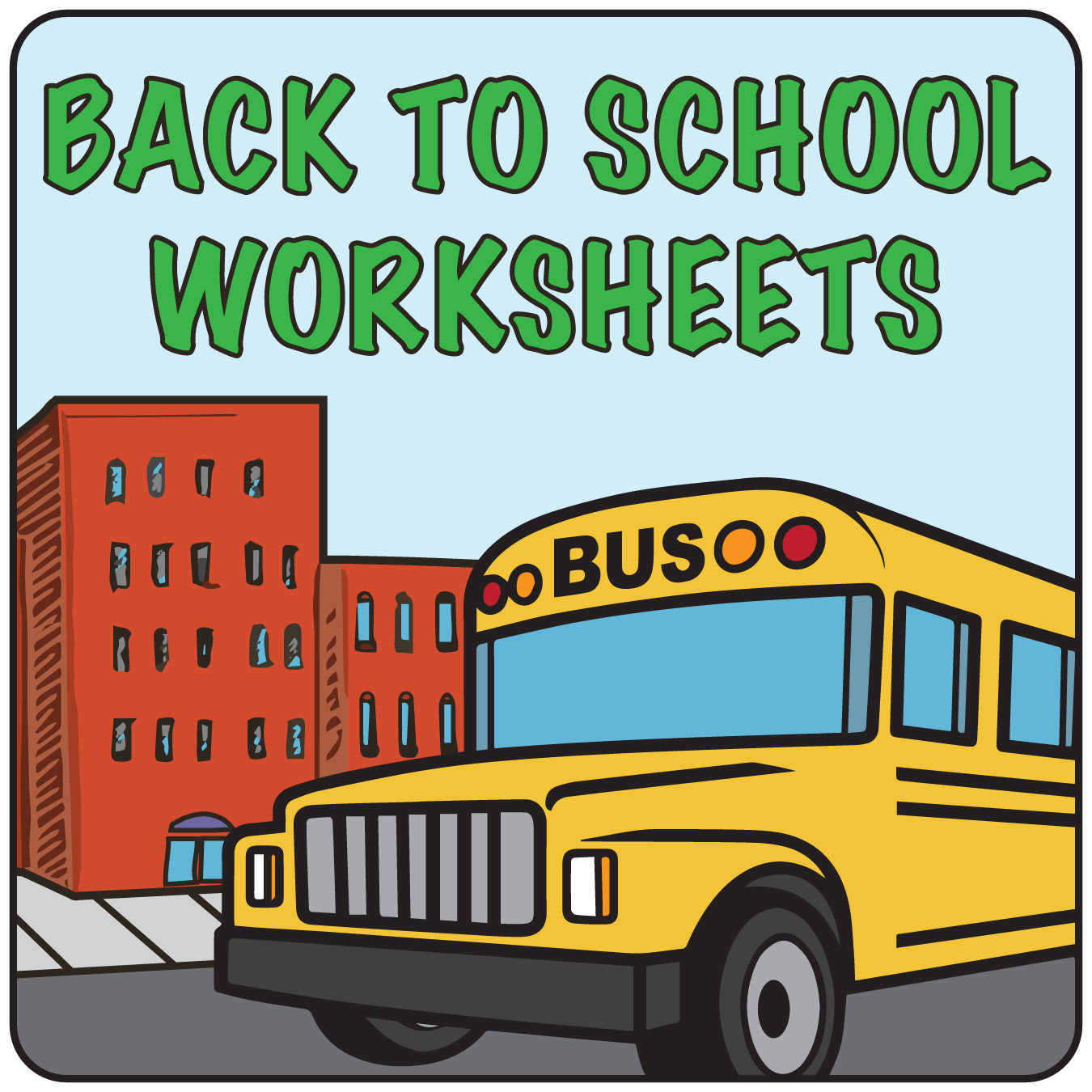 Back-to-School Worksheets