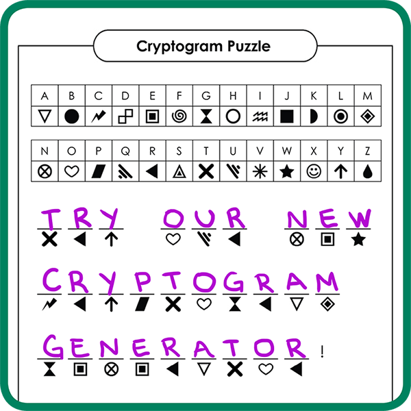 Make a Cryptogram Puzzle! 