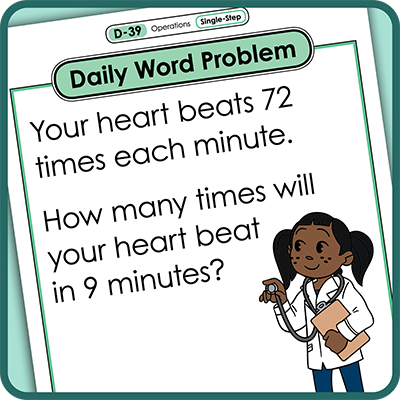 Start the Year Strong with Daily Math Word Problems