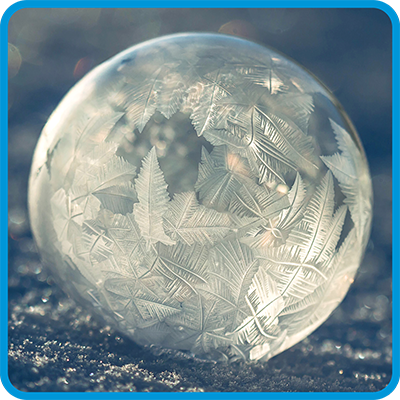 Make Beautiful Ice Bubbles