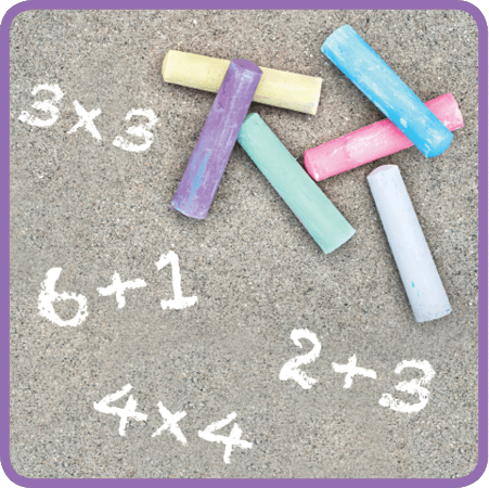 Sidewalk Chalk Math