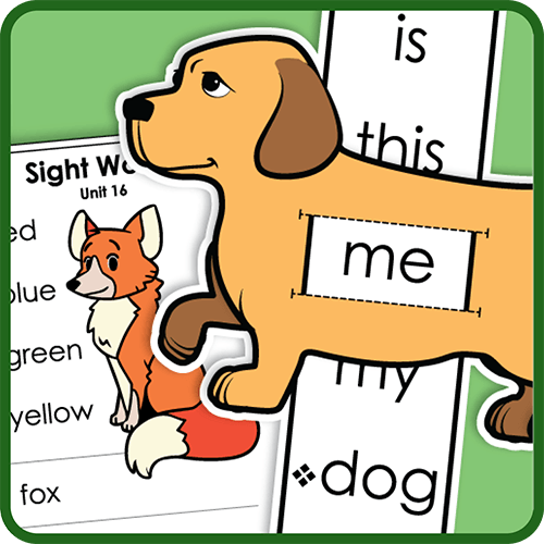 Sight Word Worksheets