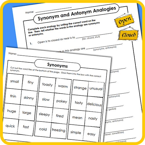 Synonyms and Antonyms