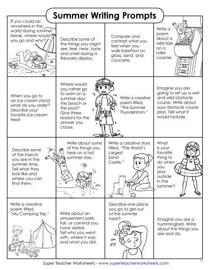 Writing - 16 Writing Prompts