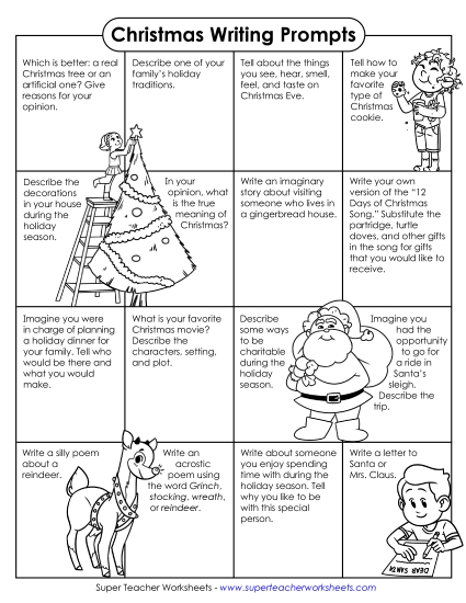 Writing & Graphic Organizers - 16 Writing Prompts