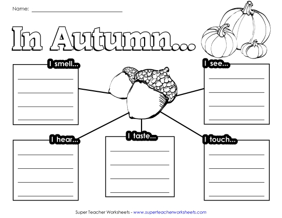 Writing - 5 Senses in the Fall Writing - 5 Senses in the Fall