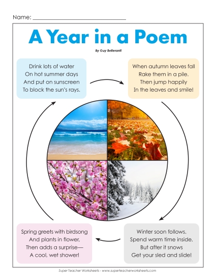 Poems - A Year in a Poem (Poem) Poems - A Year in a Poem (Poem)
