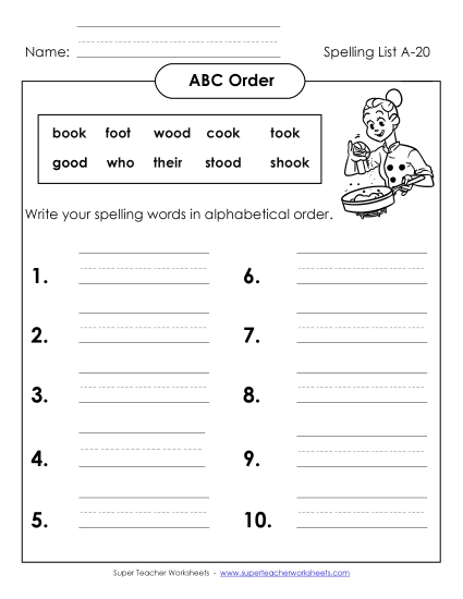 ABC Order - ABC Order: Full List (A-20) ABC Order - ABC Order: Full List (A-20)