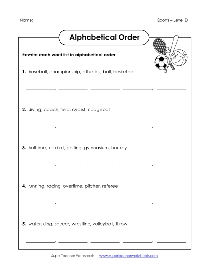 ABC Order - ABC Order Groups