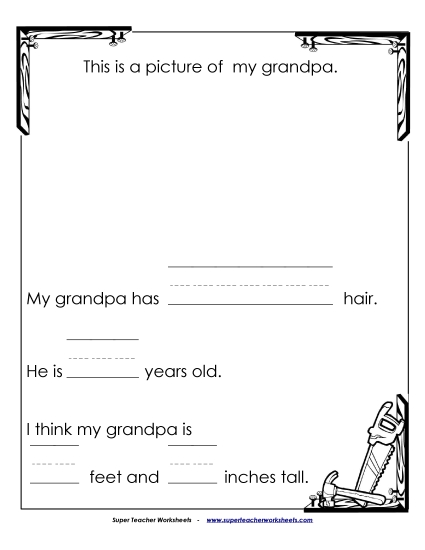 For Grandpas - About Grandpa (Primary) For Grandpas - About Grandpa (Primary)