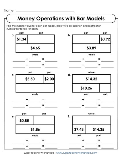 Addition/Subtraction (Mixed) - Adding and Subtracting with Bar Models Addition/Subtraction (Mixed) - Adding and Subtracting with Bar Models