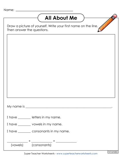 All About Me - All About Me - Letters in My Name