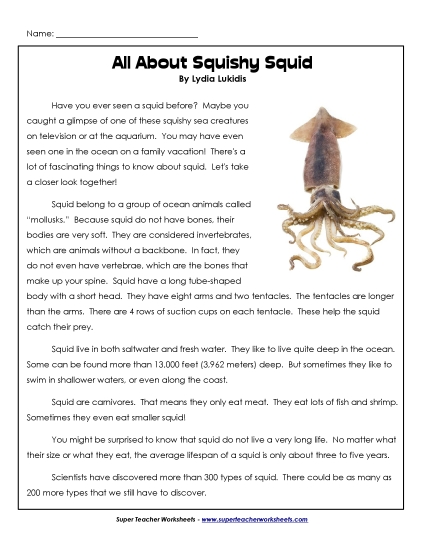 Nonfiction Articles - All About Squishy Squid Nonfiction Articles - All About Squishy Squid