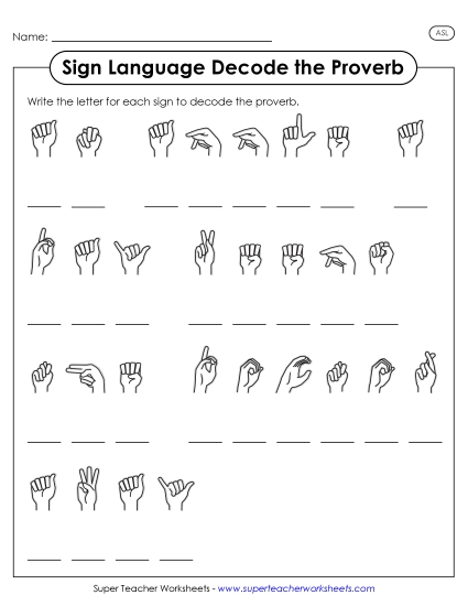 Decode the Proverbs - An Apple a Day Keeps the Doctor Away (Printable PDF Worksheet)