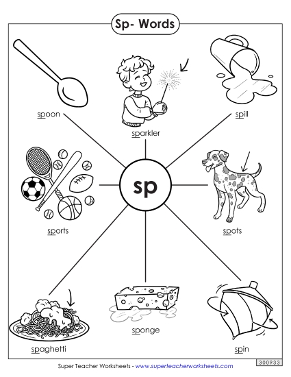 Worksheets - Anchor Chart (Sp- Words) Worksheets - Anchor Chart (Sp- Words)