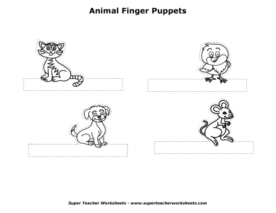 Finger Puppets - Animal Finger Puppets Finger Puppets - Animal Finger Puppets