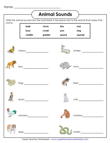 Other - Animal Sound Verbs