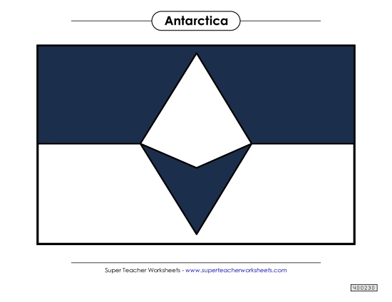 Flag - Antarctica Flag (Full Color) Flag - Antarctica Flag (Full Color)