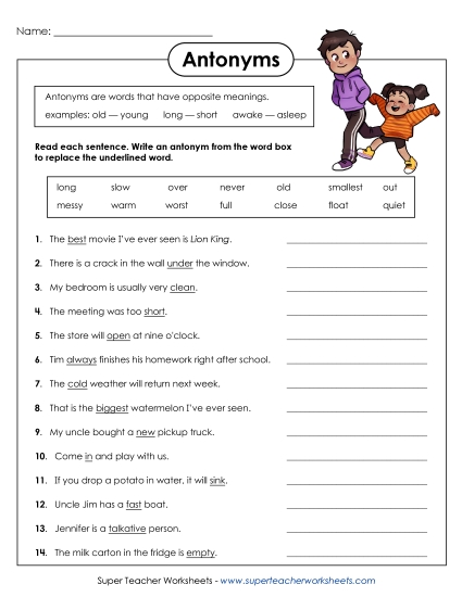 Antonyms - Antonyms 1