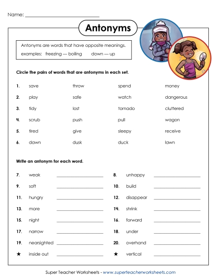 Antonyms - Antonyms 3