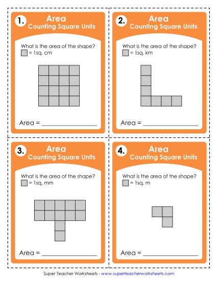 Area: Counting Squares (Easier) Area: Counting Squares (Easier)