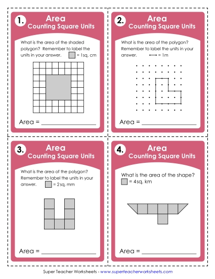Area: Counting Squares (Harder) Area: Counting Squares (Harder)