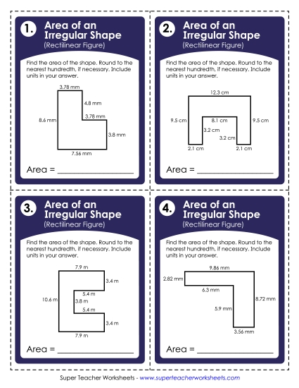 Area of an Irregular Shape (Advanced) Area of an Irregular Shape (Advanced)