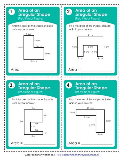 Area of an Irregular Shape (Basic) Area of an Irregular Shape (Basic)