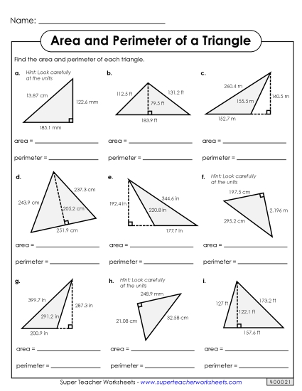 Level: Advanced Fractions, Decimals, & Mixed Units - Areas & Perimeter  (Advanced)