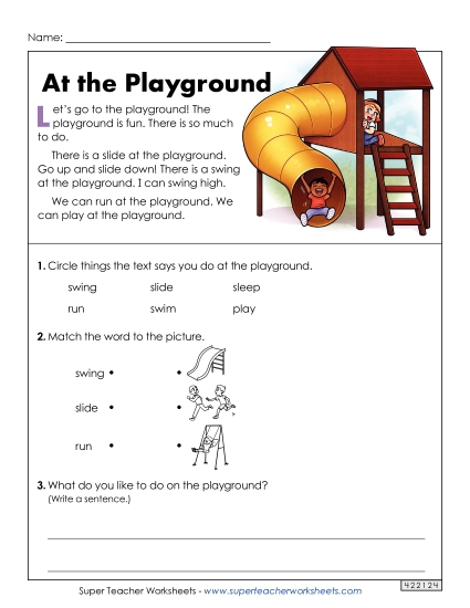 Short Passages - At the Playground (Short Article)