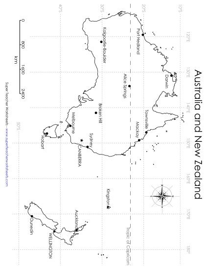 Maps of Australia - Australia - Latitude & Longitude 1 Maps of Australia - Australia - Latitude & Longitude 1