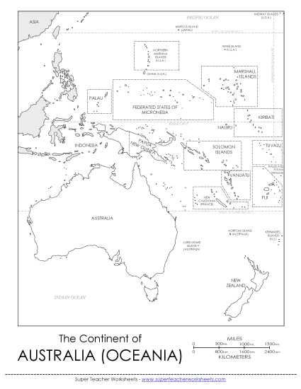 Maps of Oceania - Australia / Oceania Map Maps of Oceania - Australia / Oceania Map