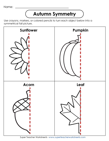 More Math - Autumn Symmetry More Math - Autumn Symmetry