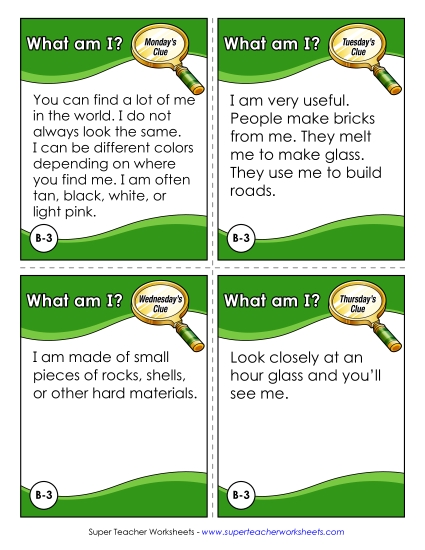 2nd Grade - B3 - Sand