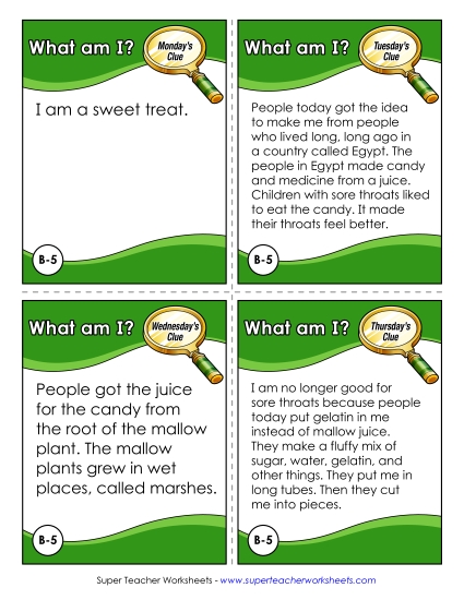 2nd Grade - B5 - Marshmallow