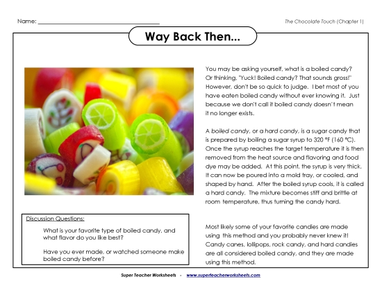 Chapters 1-2 - Back Then: Boiled Candy