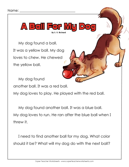 Ball For My Dog