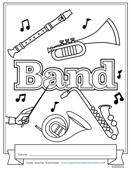 Folder & Binder Covers - Band Folder & Binder Covers - Band