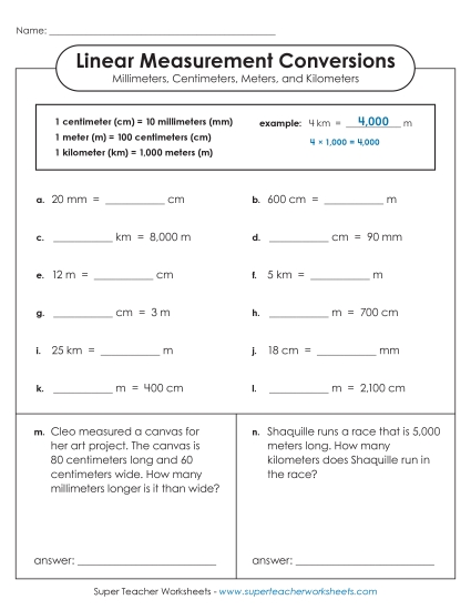 Mixed-Unit Measuring and Converting - Basic Conversions (mm, cm, m, km) Mixed-Unit Measuring and Converting - Basic Conversions (mm, cm, m, km)