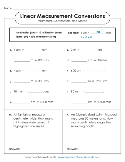 Mixed-Unit Measuring and Converting - Basic Conversions (mm, cm, m) Mixed-Unit Measuring and Converting - Basic Conversions (mm, cm, m)
